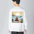 HAMMER　PROJECTのSunset Soul Surfer (サンセット ソウルサーファー) Big Long Sleeve T-Shirt