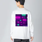 shell_hutの無数の監視カメラの映像が映し出されるテレビの画面 Big Long Sleeve T-Shirt