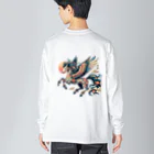 FUMYの雅彩ペガサス - Gasa Pegasus Big Long Sleeve T-Shirt