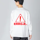 Our.s SUZURI店のERROuR.s ビッグシルエットロングスリーブTシャツ