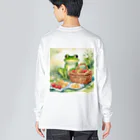 yuko_uのハピケロ〜ピクニック Big Long Sleeve T-Shirt