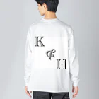 K&H official StoreのK&C バックシルエットTシャツ ビッグシルエットロングスリーブTシャツ