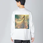 AQUAMETAVERSEの光の国からやってきたお姫様 アメジスト 2846 Big Long Sleeve T-Shirt