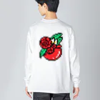 りんご飴Lv100🍎もりりんのりんご飴Lv100 ビッグシルエットロングスリーブTシャツ