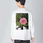 AQUAMETAVERSEの花ブローチ アメジスト2846 Big Long Sleeve T-Shirt