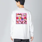 そぼろのプリント屋さんのナビコロリ Big Long Sleeve T-Shirt