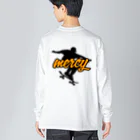 MERCYの🛹スケートボードC バックプリント Big Long Sleeve T-Shirt