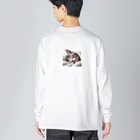 kangekiのお昼寝にゃんこNo.4 Big Long Sleeve T-Shirt