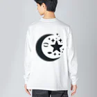 hanahanabiの月 ビッグシルエットロングスリーブTシャツ