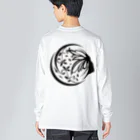 ブルームのBloomロゴシリーズ黒 Big Long Sleeve T-Shirt