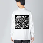 tooeの和華日　黒 Big Long Sleeve T-Shirt