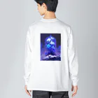 AQUAMETAVERSEのブリザードフラワーをガラスドームの中へ　ラフルール　1859 Big Long Sleeve T-Shirt