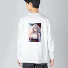 巫女スタぐらむの綺麗な巫女 Big Long Sleeve T-Shirt