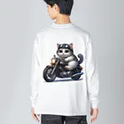 Creation CATのライダーCAT Big Long Sleeve T-Shirt