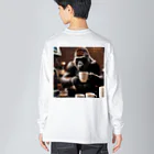 WildRiceのカフェゴリラ Big Long Sleeve T-Shirt