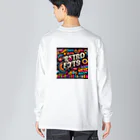 nuuartの1980年代のレトロフォント Big Long Sleeve T-Shirt