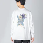 Earl Grey tea timeのCharlotte（シャーロット） Big Long Sleeve T-Shirt