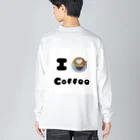 BIMAMECOFFEEのI♡coffee Big Long Sleeve T-Shirt