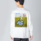 有明ガタァ商会の巣穴のガタゴロウ SAFTY STAY Big Long Sleeve T-Shirt