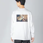 鈴屋の気まぐれ品の鋏のあるティータイム Big Long Sleeve T-Shirt