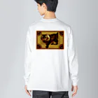 憎悪僧侶の限界集落猫 Big Long Sleeve T-Shirt