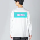 Echoes の爽やかロゴのサンダル mint×pink Big Long Sleeve T-Shirt