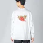 ちゃたろうのお店。のかき氷たいやきくん（苺） Big Long Sleeve T-Shirt