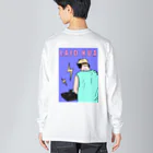 LAID_KUAのTo live is to be musical. ビッグシルエットロングスリーブTシャツ