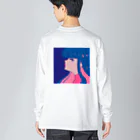 ヌケガケ☆ゆ〜らんのロマンティックな女の子 ビッグシルエットロングスリーブTシャツ