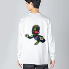 Bem_BassのPsychedelic Danger Baby ビッグシルエットロングスリーブTシャツ