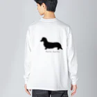 dog house RadishのDACHSHUND ビッグシルエットロングスリーブTシャツ