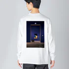 many to qualityのart gallery ビッグシルエットロングスリーブTシャツ