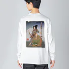 nidan-illustrationの"武者絵" Big Long Sleeve T-Shirt