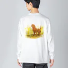hitomiのLABRADOR the best dog ビッグシルエットロングスリーブTシャツ