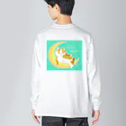 猫カフェラグドール（大阪難波）の夢かわミラメルGR ビッグシルエットロングスリーブTシャツ