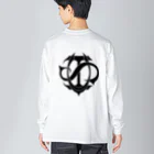 hsclip HIROのHsc ロゴ Big Long Sleeve T-Shirt