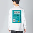 bons sentimentsのリアルQRコード Big Long Sleeve T-Shirt