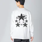 イラスト MONYAAT のバックプリント Welcome!ヒトデ*A Big Long Sleeve T-Shirt