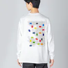 AURA_HYSTERICAのJigsaw_Puzzle ビッグシルエットロングスリーブTシャツ