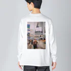 ちゃかぱんのスクランブル交差点 Big Long Sleeve T-Shirt