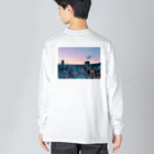 メルローズのkobecitypop ビッグシルエットロングスリーブTシャツ