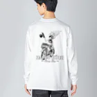 nidan-illustrationの"HAPPY HOUR"(B&W) #2 Big Long Sleeve T-Shirt