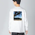 A’sのスケートボートプリントシャツ Big Long Sleeve T-Shirt