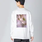 unxgraphyのSAKURA 2 ビッグシルエットロングスリーブTシャツ