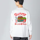 Sunny サニー バーガーショップ ハンバーガーのSunny サニー バーガーショップ ハンバーガー ビッグシルエットロングスリーブTシャツ