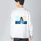 根本大/モネ◆『青嵐のエース』⑦配信中‼︎のカメラ女子 Big Long Sleeve T-Shirt