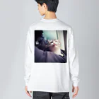 ぽいぽいまるまるの生意気まる Big Long Sleeve T-Shirt