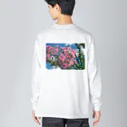 Ury's shopのPink flowers  ビッグシルエットロングスリーブTシャツ