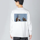 オーガニックレタスの雑貨屋さんのスズメTシャツ Big Long Sleeve T-Shirt