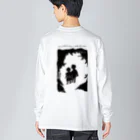 みしま あきひろのkomorebi black Big Long Sleeve T-Shirt